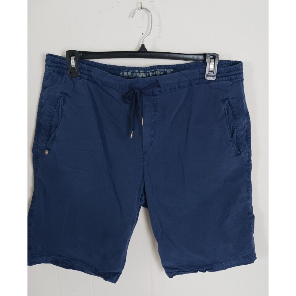 40 Weft Navy Blue Drawstring Casual Shorts Men's Size 40X11 - Picture 11 of 11